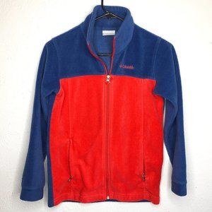 Columbia Medium (10/12) girl's fleece zip jacket